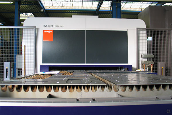 Découpe laser fibre optique Bystronic